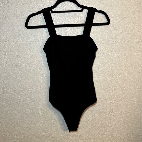 AE Square Neck Plush Tank Bodysuit - Picture 1 of 3